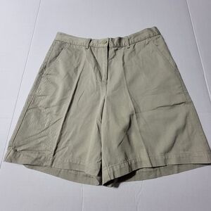 💚 Lauren Ralph Lauren‎ Jeans Women’s Shorts Size 6 Khaki  Beige 100% Cotton